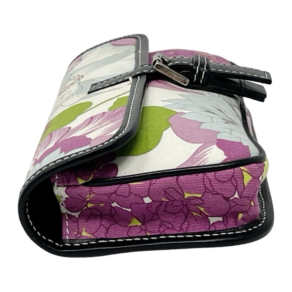 Burberry London Canvas Floral Clutch RARE - Picture 8 of 13